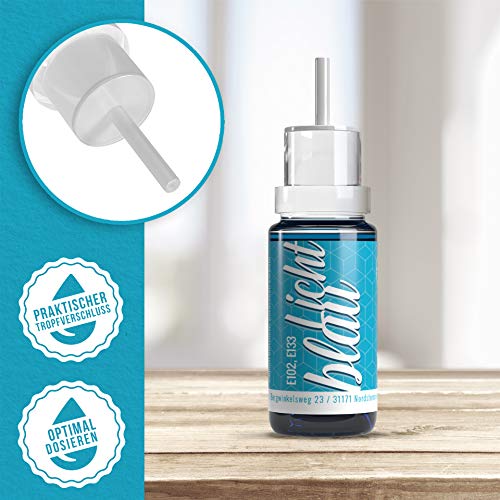 V2 Vape Colorante alimentario de vaina extremadamente concentrado, líquido para colorear bebidas, masas, coberturas y todos los demás productos alimenticios Azul claro