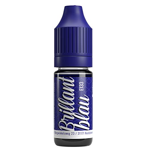 V2 Vape Colorante alimentario de vaina extremadamente concentrado, líquido para colorear bebidas, masas, coberturas y todos los demás productos alimenticios Azul brillante