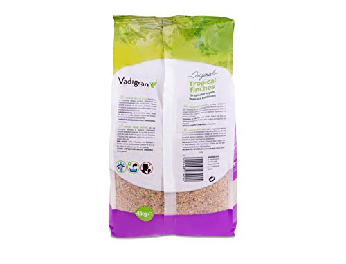 VADIGRAN Comida para pájaro exótico 4 kg