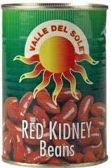 Valle del Sole- Alubia roja (Kidney Beans) 6x400g