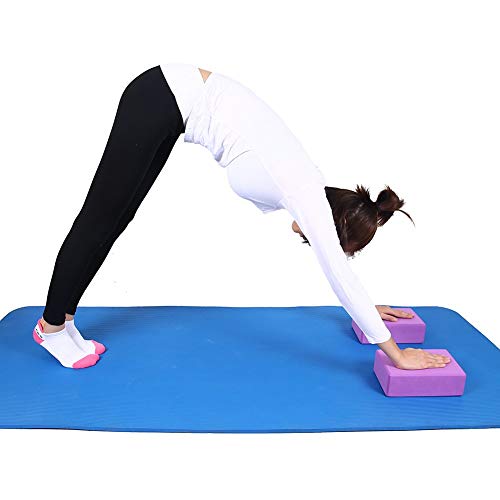 ValueHall de silicona antideslizante 4 pares punto algodón Yoga Pilates calcetines para mujer