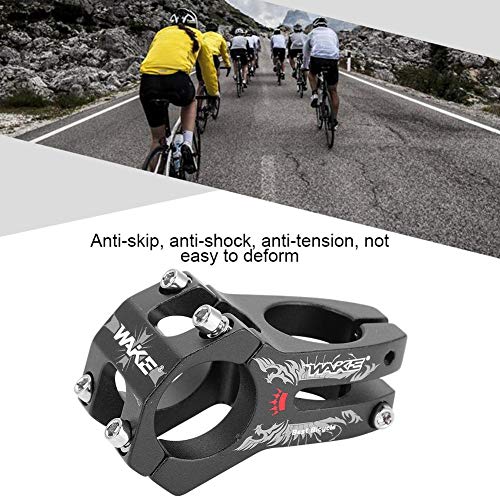 Vástago de Bicicleta Corto de Manillar, 31.8mm Potencia para Bicicleta Montaña Elevador de Vástago de Manillar Bar Stem Tallo de Barra para Bicicleta de Carretera Ciclismo MTB BMX Fixie Gear (Negro)