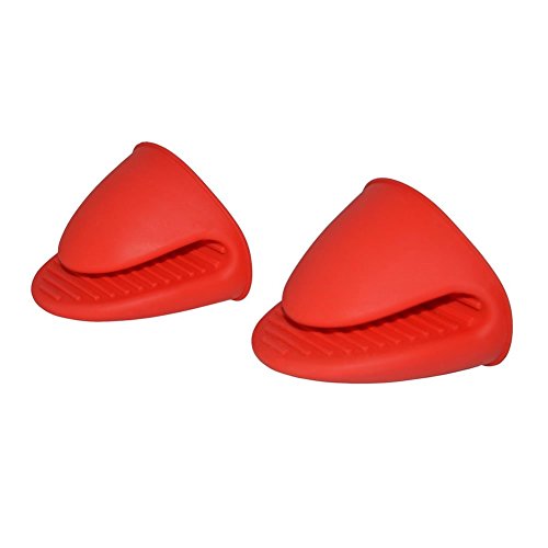 Veewon manopla de silicona agarradera para horno Mini cocina Pinch Grips cocina calor Resitant solución – 2 piezas