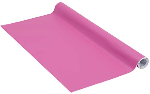 Venilia Klebefolie Unimatt Fuchsia 45cm x 200 cm Adhesiva Uni Matt Fucsia Decorativa Lámina para Muebles Papel Pintado Autoadhesivo, sin ftalatos, 45 cm x 2 m, 53299, PVC