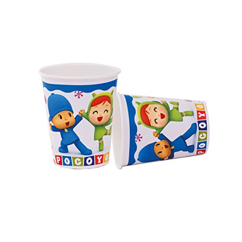 Verbetena, 016001506, pack 8 vasos pocoyo y nina, 220 ml