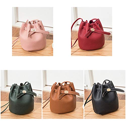 VHNBVHGKGHJ - Bolso bandolera de piel gofrada versátil a mano de estilo japonés con bolsa bandolera