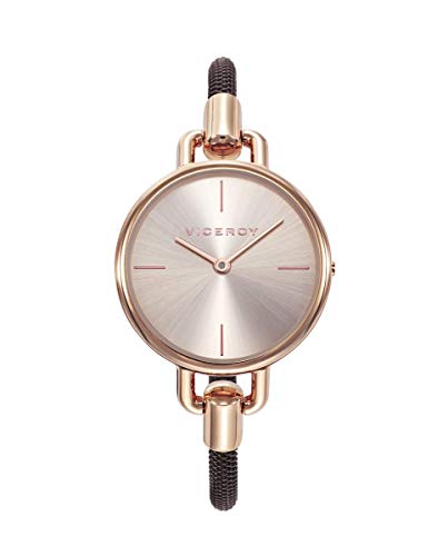 Viceroy Reloj Mujer correa de acero, rosa/marrón