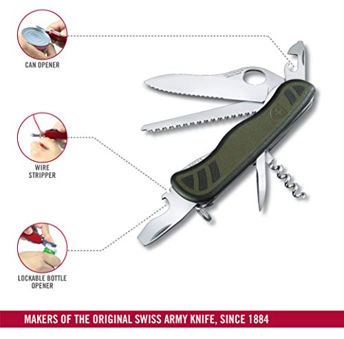 Victorinox 08461MWCH - Cortaplumas Swiss Soldiers, color verde oscuro