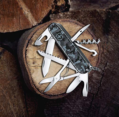 Victorinox Huntsman Multi-tool Punta recortada - Cuchillos tácticos y de combate (Solo, Multi-tool, Punta recortada, Cellidor, ABS sintéticos, Camuflaje)