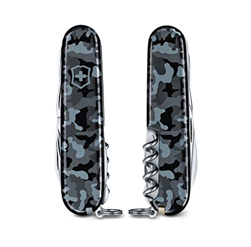 Victorinox Huntsman Multi-tool Punta recortada - Cuchillos tácticos y de combate (Solo, Multi-tool, Punta recortada, Cellidor, ABS sintéticos, Camuflaje)