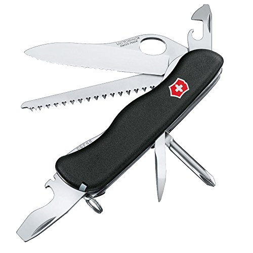 Victorinox V08463 Navaja Grande, Trailmaster, Schwarz, 0.8463.MW3, Negro, L