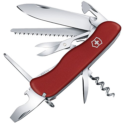 Victorinox V08513 Navaja Grande Outrider, Unisex, Rojo, L