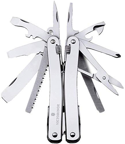 Victorinox V30227.N Swiss Tool X, F/Nylon, SwissTool Spirit in Nylonetui, Silber, 3.0227.N, Gris, S