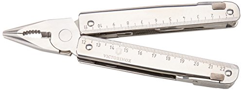 Victorinox V30339.L Swiss Tool X Ratchet F/Piel, SwissTool CS Plus in Lederetui, Mehrfarbig, 3.0339.L, Gris, S