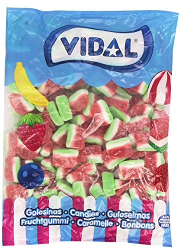 Vidal - Tajadas Sandia Azúcar - Caramelo de goma - 1 kg