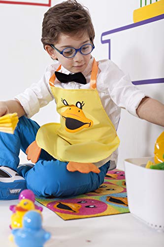 Vigar Duck kids Delantal, 90% Polyester 10% PU, Amarillo