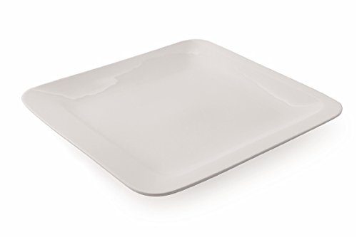 Villa d 'Este Home Tivoli Horeca Juego Platos Servir, Porcelana Durable, Blanco, 6 Unidad