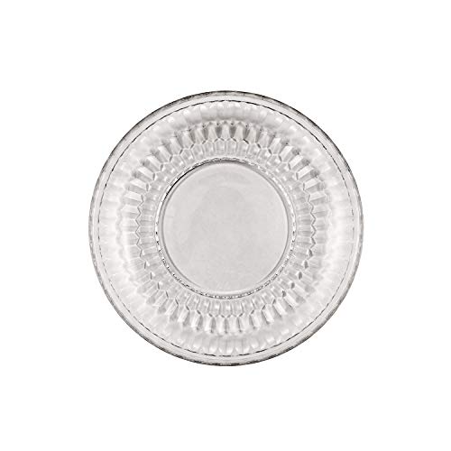 Villeroy & Boch Boston Plato para postres, ensaladera, versátil, plato llano decorativo para el día a día, Cristal, Transparente