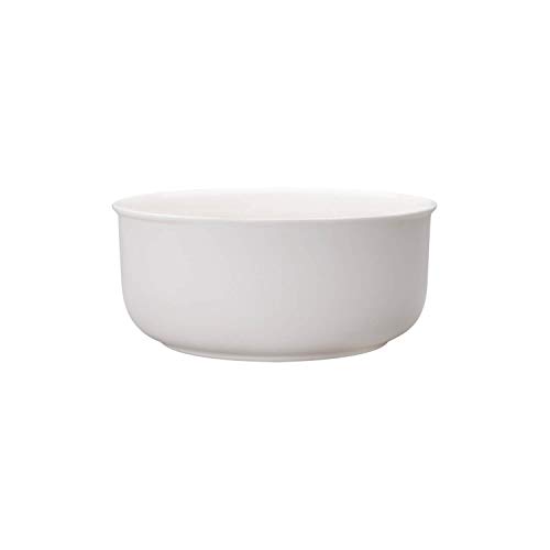 Villeroy & Boch Twist White Ensaladera redonda, Porcelana Premium, Blanco