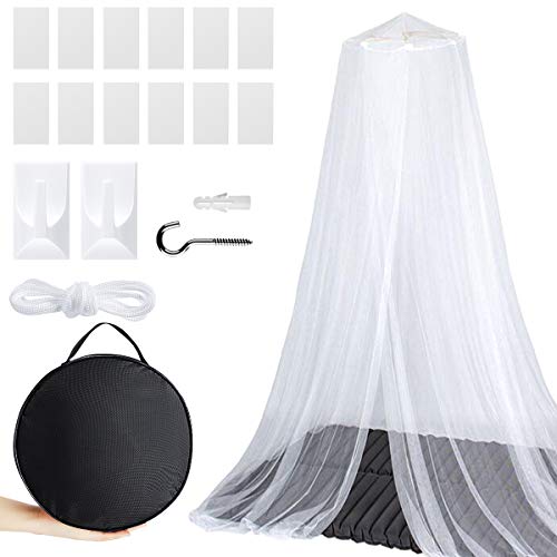 Vintoney Mosquitera Blanca cama Transparente Dosel 13 m x 2.5 m