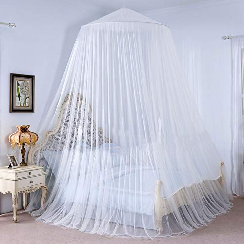 Vintoney Mosquitera Blanca cama Transparente Dosel 13 m x 2.5 m