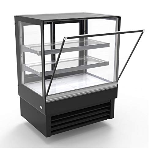 Vitrina refrigerada de 4 caras con cristal – De 900 a 2000 mm – Combisteel – 900 mm