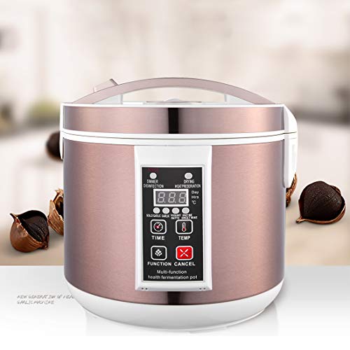 Vogvigo 6L Multifuncional Fermentador de Ajo Negro Control Automático Inteligente Fabricante de Ajo Fabricante de Alimentos Saludables, Máquina de Ajo Negro para Yogurt Vino de Arroz Natto