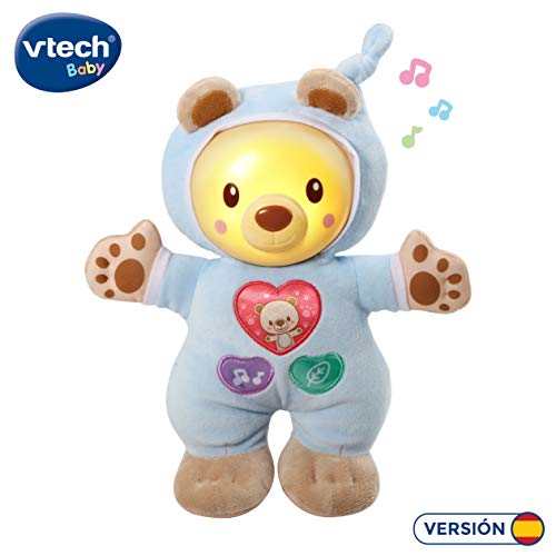 VTech- Cuco Cuna Muñeco Infantil con Relajantes Melodías, Canciones y Sonidos de la Naturaleza, Suave Luz Noche, Multicolor (3480-502122) , color/modelo surtido