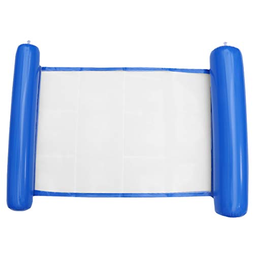 Wakauto Hamaca de Agua Flotante, 4 en 1 Piscina Tumbona Hamaca Inflable de Agua,Hamaca de Agua Inflable Cama Flotante Silla Colchoneta Piscina Tumbona Hamaca Flotador de Playa para Adultos