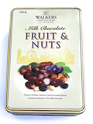 Walkers Chocolate con leche Frutas y nueces Lata (250g)