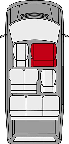 Walser 11520 Fundas de asiento doble banco delantero