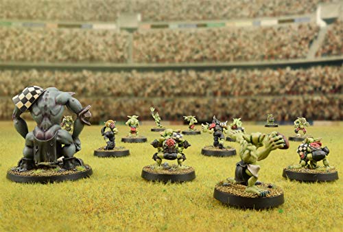 War World Gaming Gutrot Greenskins - Blaster el Lanzador - 28mm, Miniaturas, Fantasía, Futbol, Blood Bowl, Goblin, Criatura Fantastica, Figura Coleccionismo