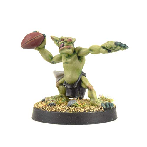 War World Gaming Gutrot Greenskins - Blaster el Lanzador - 28mm, Miniaturas, Fantasía, Futbol, Blood Bowl, Goblin, Criatura Fantastica, Figura Coleccionismo