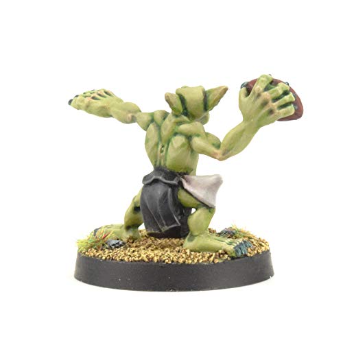 War World Gaming Gutrot Greenskins - Blaster el Lanzador - 28mm, Miniaturas, Fantasía, Futbol, Blood Bowl, Goblin, Criatura Fantastica, Figura Coleccionismo