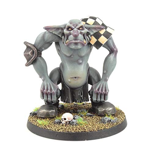 War World Gaming Gutrot Greenskins - Grunger el Troll - 28mm, Miniaturas, Fantasía, Futbol, Blood Bowl, Goblin, Criatura Fantastica, Figura Coleccionismo