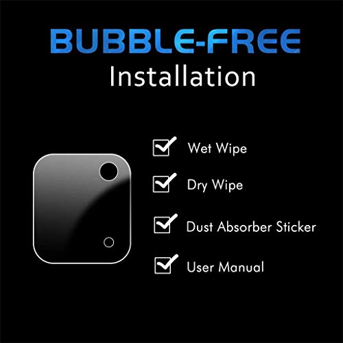 WARMWORD Lente de la cámara Trasera Fibra de Vidrio Protector de película de Pantalla para iPhone 11 Pro / 11 Pro MAX Accesorios movil Película templada Duradera (Transparente, Contiene: 5pc)