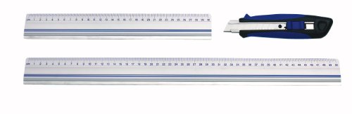 Wedo 0525450 - Regla para cortar con freno antideslizante, 50 cm