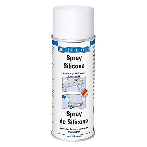 WEICON 11350400-36 Spray 400ml-Lubricante de Silicona, Agente desmoldante