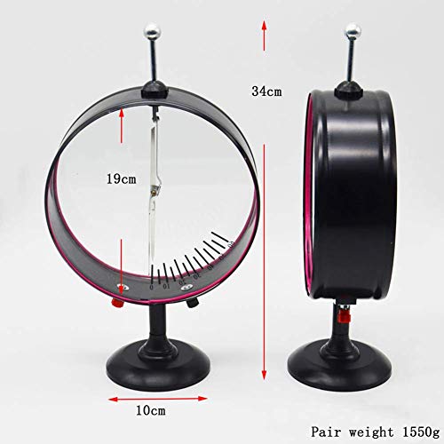 Wghz Pointer Electroscope Teaching 2 Paquete de electrómetro verificar Equipo de Laboratorio de física de Cilindro de faradio electrostático