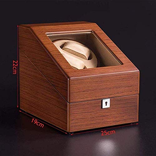 Wihy Retro de Madera 2 + 3 Shaker Reloj mecánico de Cuerda automática con la Cerradura Caja sólida de Madera Sway Antimagnético Tabla Caja de Reloj Relojes mecánicos swayer Tabla Coctel