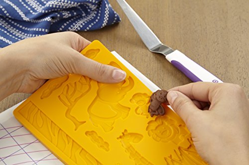 Wilton Molde para Fondant y Pasta de Goma, diseño Animales de la Selva, Centimeters