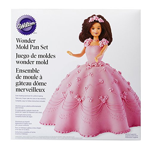 Wilton Molde para Vestidos de Bizcocho, ¨Wonder Kit¨, Plateado, 15.2 x 22.9 x 22.9 cm