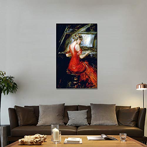 wojinbao Sin Marco Giovanni Boldini -Mujer en Pinturas Rojas Decoración para el hogar Imágenes de Arte de Pared Cartel Moderno e impresión Compras Gratis