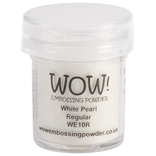 WOW Blanco Pearl-Regular, Polvo de Repujado, Multicolor, 5 x 3 x 3 cm