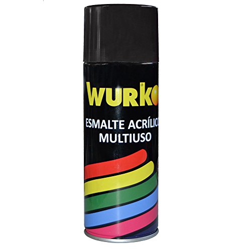 Wurko 9005M Pintura Spray, Negro