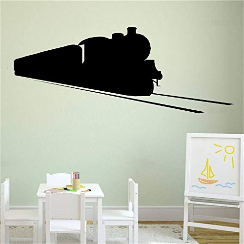 wZUN Tren de Vapor decoración Vinilo Pegatina habitación de los niños jardín de Infantes decoración jardín de Infantes Mural extraíble 85X34cm