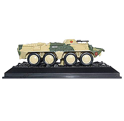 X-Toy Modelo De Combate Militar, 1/72 Escala BTR-80 Blindado De Transporte De Personal Rusia Aleación Modelo, Regalo Ejecutivos, 4.1Inch X 1.5Inch