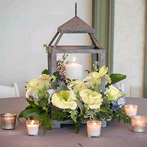 XHXSTORE 4pcs Ramo de Flores Artificiales Decoracion Plastico Flor Artificial Amarilla Arbusto Decorativas para Exterior Interior Hogar Fiesta Terraza Boda Mesa Balcon Cocina Jardinera Patio