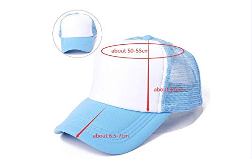 Yuanmeiju Gorras de Camionero con Estampado para niños Sombrero Deportivo para Perros Phosup para niños Sombreros de Viaje para Exteriores Ajustables 50-55cm Negro