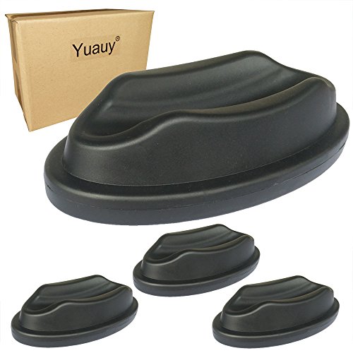 Yuauy Vélo d'appartement de Roue Avant Riser Block Support Stabiliser Support Noir pour l'intérieur de vélo d'entraînement et vélo Stationnaire